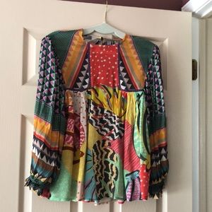 Anthropologie Miranda Peasant Blouse
